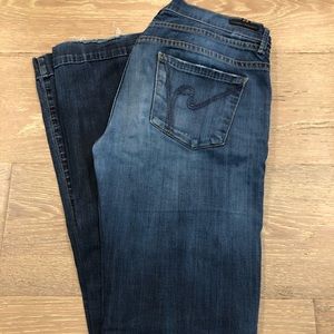 Citizens of humanity wide leg dark jeans